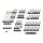 Screws4bikes black engine bolt kit Touring 17-23