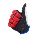Biltwell Moto gloves red/white/blue