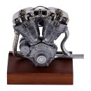Motor Modell Shovelhead flat side 66-69 aus Zinn Maßstab 1:6