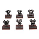 V-Twin Mfg, cast pewter motor model V-Twin engines