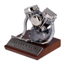 V-Twin Mfg, cast pewter motor model V-Twin engines