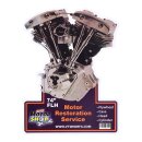 V-Twin Mfg, motor plaque V-Twin engine models