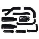 Zard 2-2 Edelstahl Auspuffanalage schwarz für Harley Nightster 22-23