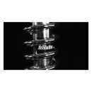 Bitubo, WME dual shock absorber set. Chrome. 306mm