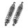 Bitubo, WME dual shock absorber set. Chrome. 306mm