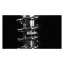Bitubo, WME dual shock absorber set. Chrome. 321mm