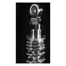 Bitubo, WME dual shock absorber set. Chrome. 321mm
