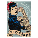 Queen Kerosin We Can Do It t-shirt smoke green