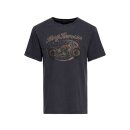 King Kerosin Bobber oilwashed t-shirt black