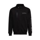 King Kerosin Skull zip hoodie black