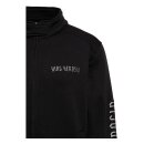 King Kerosin Skull zip hoodie black