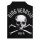 King Kerosin Skull zip hoodie black