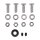 DMP, 3-1 license plate frame 3.0 DE. Gloss black