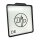 DMP, license plate frame with light 5.0 DE. Matte black
