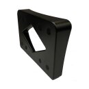 DMP, license plate frame mount block. Small angle