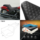 2-Up Diamond 2 Seat Black FXBB18-Up