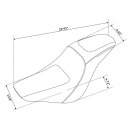 C.C. Rider Doppelsitz für Harley FXLR Softail Lowrider 18-23