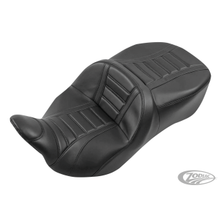 2-Up Pleated 2 Seat Black FLH/T09-20