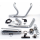 MCJ 2-1 Shorty Auspuffanlage chrom für Harley Softail 18-20