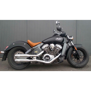 MCJ 2-2 Race Slip-Ons Scout21-Up Chrome