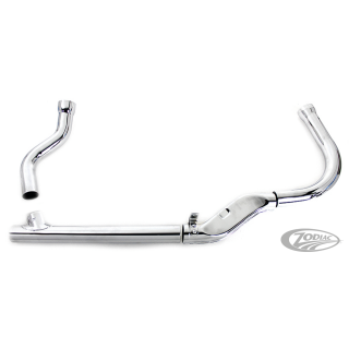 2-1 Complete Exhaust Chrome FL58-64