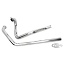 True Dual Exhaust Headers Chrome FL70-84