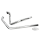True Dual Exhaust Headers Chrome FL70-84