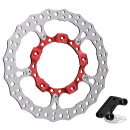 14" Billet Big Brake Rotor Left Red
