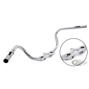 Speedster Inline Handlebar Chrome 36-45