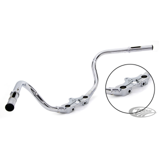 Speedster Offset Handlebar Chrome 46-48