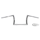 10" Z Bar 1" Chrome Dimpled TBW