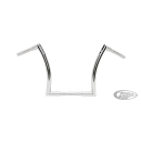 14" Z Bar 1" Chrome Dimpled TBW