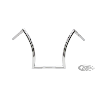 16" Z Bar 1" Chrome Dimpled TBW