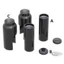 Fork Cover Kit 6PC Black FXBB/FXST18-Up