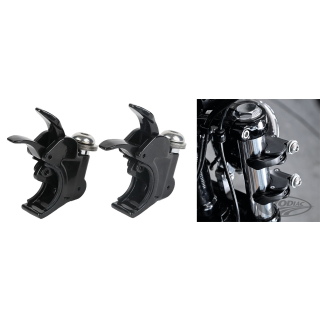 41mm Fork Clamps Black for 1/4 Fairing