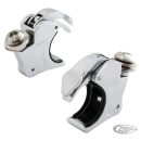 41mm Fork Clamps Chrome for 1/4 Fairing