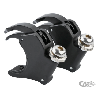 49mm Fork Clamps Black for 1/4 Fairing
