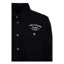 King Kerosin Ride Free Workwear Denim shirt black wash