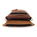 Longride, small Heritage waxed duffle/tank bag. Brown/Ranger