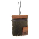 Longride, small Heritage waxed duffle/tank bag. Khaki/Ranger