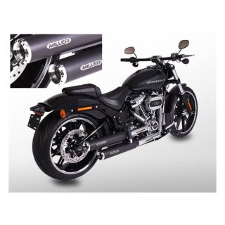 *2 WEEKS EXTRA TRANSIT TIME* Miller, Destiny slip-on mufflers. Euro 5. Matte black