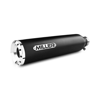 *2 WEEKS EXTRA TRANSIT TIME* Miller, Arizona II slip-on mufflers. Euro 4. Matte black