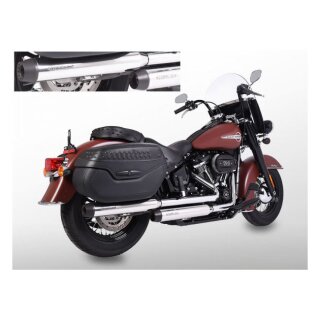 *2 WEEKS EXTRA TRANSIT TIME* Miller, Independence slip-on mufflers. Euro 4. Polished