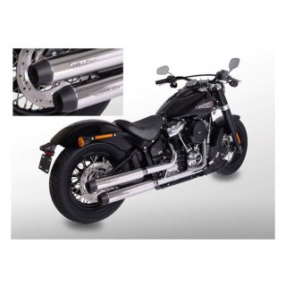 *2 WEEKS EXTRA TRANSIT TIME* Miller, Independence slip-on mufflers. Euro 4. Polished