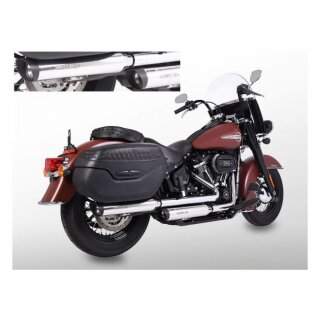*2 WEEKS EXTRA TRANSIT TIME* Miller, Independence slip-on mufflers. Euro 4. Polished