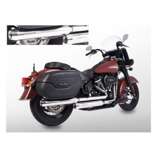 *2 WEEKS EXTRA TRANSIT TIME* Miller, Independence slip-on mufflers. Euro 4. Polished