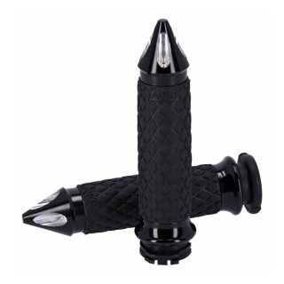 Avon grip set, Diamond Contour Air SS. Spiked. Black