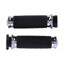 Avon Diamond Contour Air SS Griffe chrom für Harley TBW Modelle 08-25