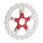Arlen Ness, Touring brake rotor adapter. Ness wheels. Red