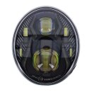 Bright LED Scheinwerfer Einsatz schwarz für Harley...